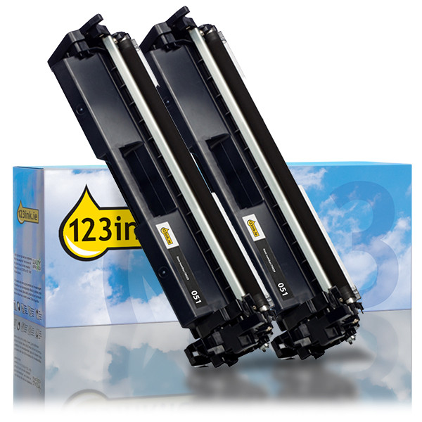 Canon 051 black toner 2-pack (123ink version) 070023 - 1