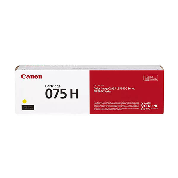 Canon 075H Y high-capacity yellow toner (original Canon) 017714 - 1
