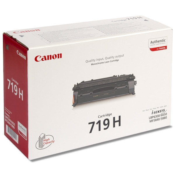 Canon 719H high capacity black toner (original Canon) 3480B002AA 070802 - 1