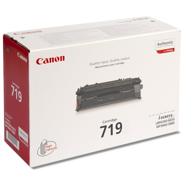 Canon 719 black toner (original Canon) 3479B002AA 070800 - 1