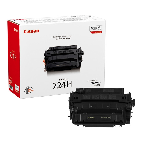 Canon 724H high capacity black toner (original Canon) 3482B002 070778 - 1