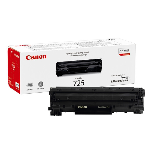 Canon 725 black toner (original Canon) 3484B002 070780 - 1