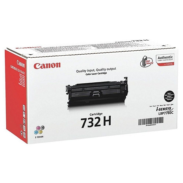 Canon 732H BK high capacity black toner (original) 6264B002 032236 - 1