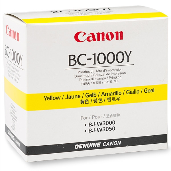 Canon BC-1000Y yellow printhead (original) 0933A001AA 017124 - 1