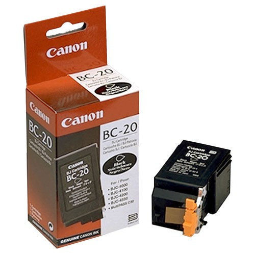 Canon BC-20 black ink cartridge (original Canon) 0895A002 010200 - 1