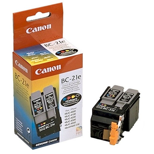 Canon BC-21E black & colour printhead (original Canon) 010250 - 1