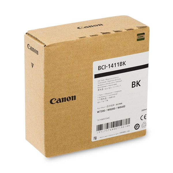 Canon BCI-1411BK black ink cartridge (original Canon) 7574A001 017150 - 1