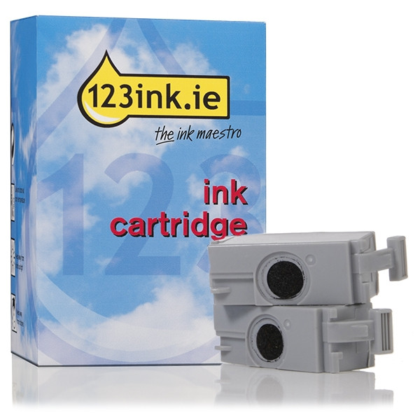 Canon BCI-15BK black ink cartridge 2-pack (123ink version) 8190A002AAC 8190A002C 014041 - 1