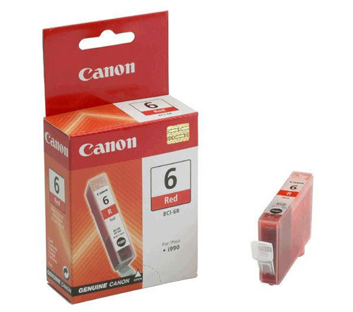 Canon BCI-6R red ink cartridge (original Canon) 8891A002 011520 - 1