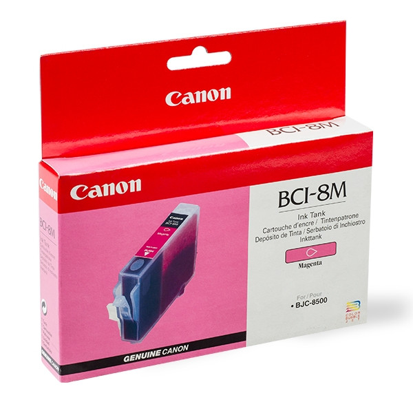 Canon BCI-8M magenta ink cartridge (original Canon) 0980A002AA 011615 - 1
