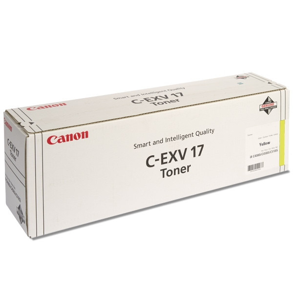 Canon C-EXV 17 Y yellow toner (original Canon) 0259B002 070978 - 1