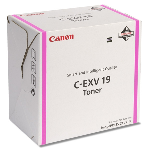 Canon C-EXV 19 M magenta toner (original Canon) 0399B002 070892 - 1