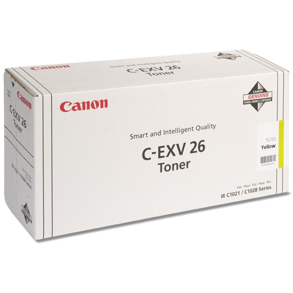 Canon C-EXV 26 Y yellow toner (original Canon) 1657B006 070876 - 1