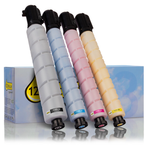 Canon C-EXV 54 BK/C/M/Y toner 4-pack (123ink version)  130723 - 1