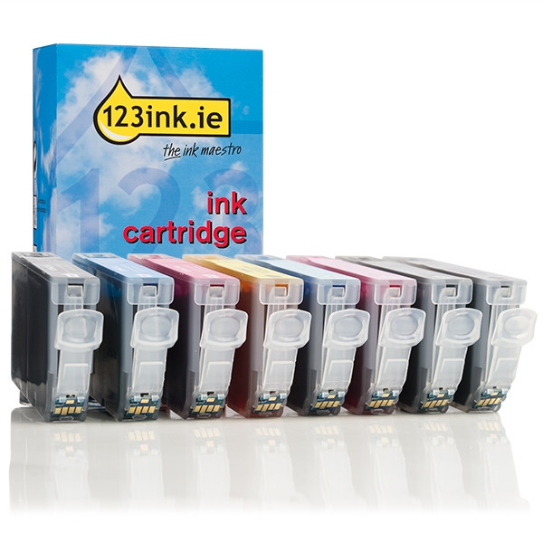 Canon CLI-42 BK/C/M/Y/PC/PM/GY/LGY 8-pack (123ink version) 6384B010C 018843 - 1