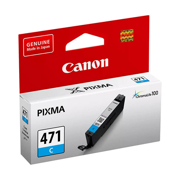 Canon CLI-471C cyan ink cartridge (original Canon) 017382 - 1