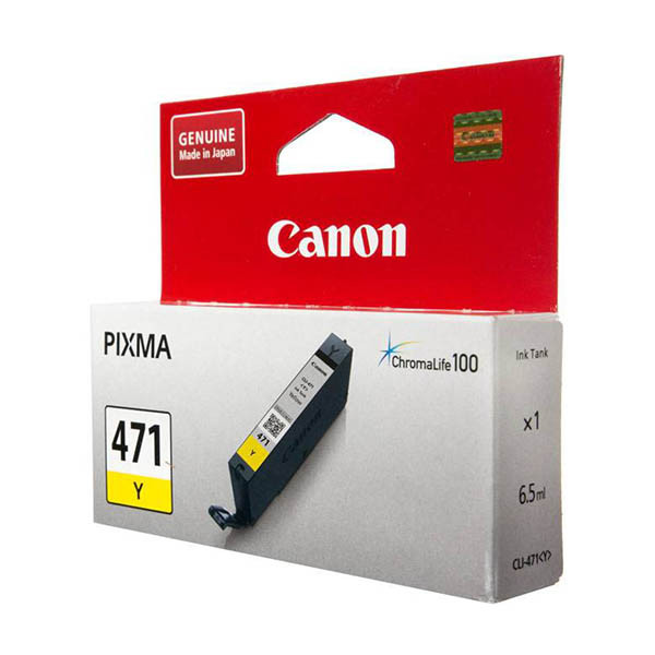 Canon CLI-471Y yellow ink cartridge (original Canon) 017390 - 1