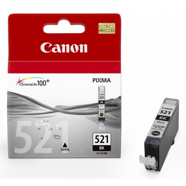 Canon CLI-521BK black ink cartridge (original Canon) 2933B001 018352 - 1