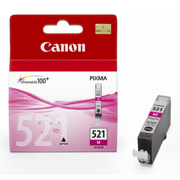 Canon CLI-521M magenta ink cartridge (original Canon) 2935B001 018356 - 1