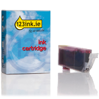 Canon CLI-521M magenta ink cartridge without chip (123ink version) 2935B001C 018357