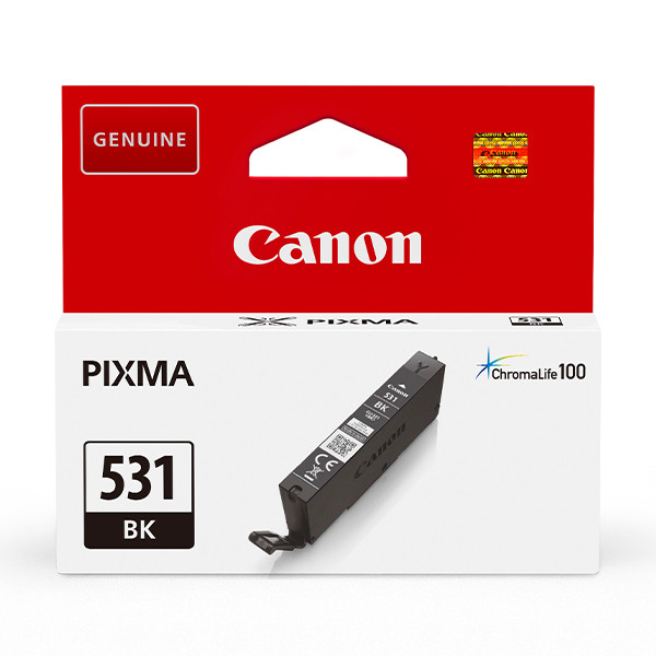 Canon CLI-531BK black ink cartridge (original Canon) 6118C001 017644 - 1