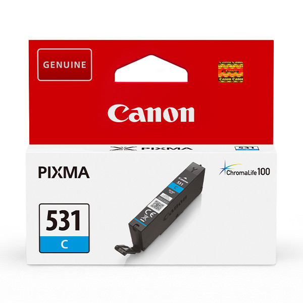 Canon CLI-531C cyan ink cartridge (original Canon) 6119C001 017646 - 1