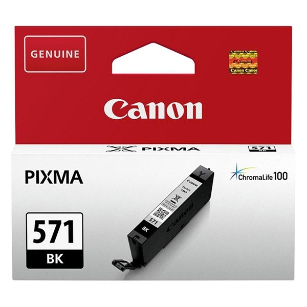 Canon CLI-571BK black ink cartridge (original Canon) 0385C001 0385C001AA 017242 - 1