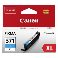 Canon CLI-571C XL high capacity cyan ink cartridge (original Canon) 0332C001 017248