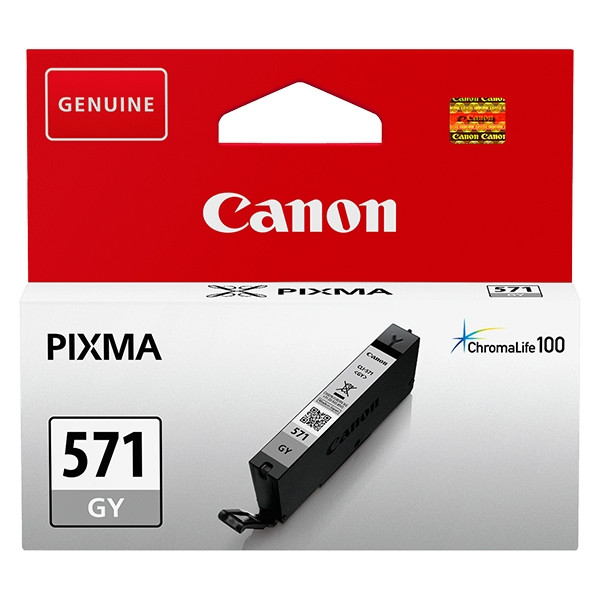 Canon CLI-571GY grey ink cartridge (original Canon) 0389C001 0389C001AA 017258 - 1