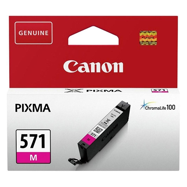 Canon CLI-571M magenta ink cartridge (original Canon) 0387C001 0387C001AA 017250 - 1