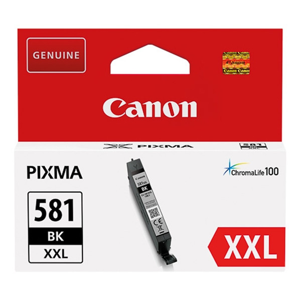 Canon CLI-581BK XXL extra high capacity black ink cartridge (original Canon) 1998C001 017460 - 1