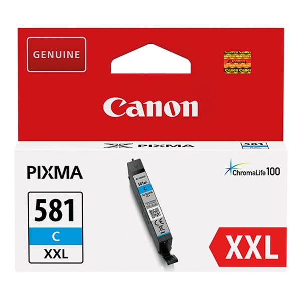 Canon CLI-581C XXL cyan extra high capacity ink cartridge (original Canon) 1995C001 017462 - 1