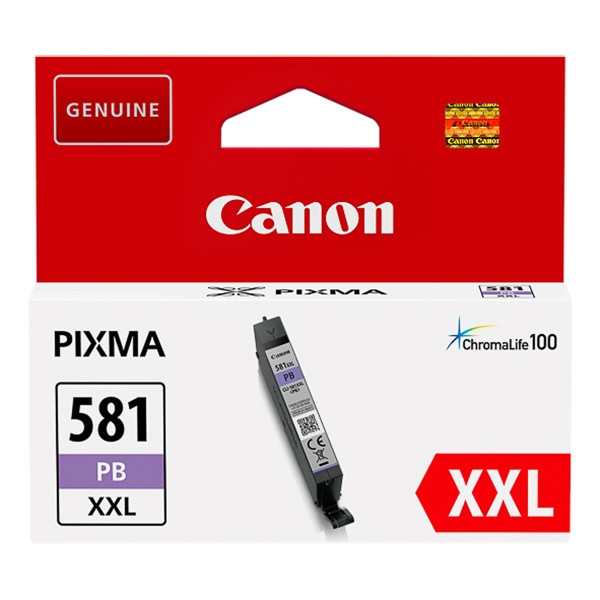 Canon CLI-581PB XXL extra high capacity pigment blue ink cartridge (original Canon) 017472 - 1