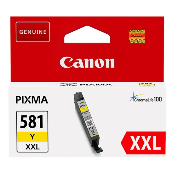Canon CLI-581Y XXL extra high capacity yellow ink cartridge (original Canon) 017466 - 1