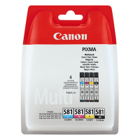 Canon CLI-581 BK/C/M/Y ink cartridge 4-pack (original Canon) 2103C004 2103C005 2103C006 2103C007 010300