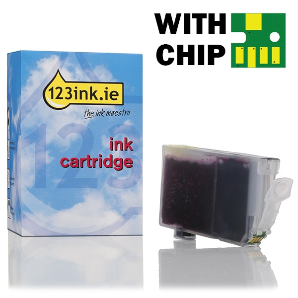 Chipped CLI8M magenta ink cartridge 