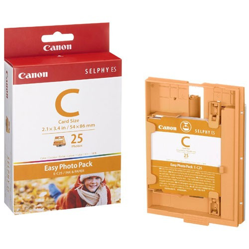 Canon Easy Photo Pack E-C25 credit card size paper (original Canon) 1249B001AA 018175 - 1