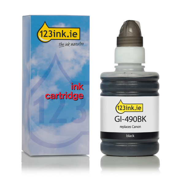 Canon GI-490BK black ink tank (123ink version) 0663C001C 011673 - 1