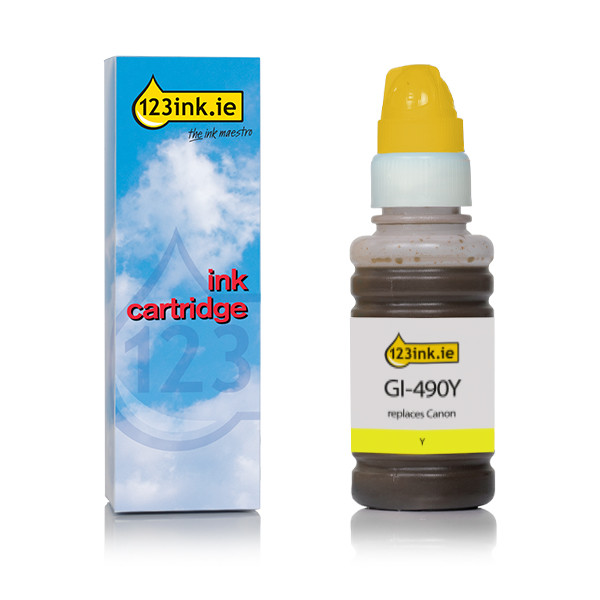 Canon GI-490Y yellow ink tank (123ink version) 011679 - 1