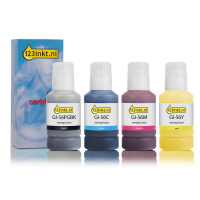 Canon GI-56 B/C/M/Y ink tank 4-pack (123ink version)  127165