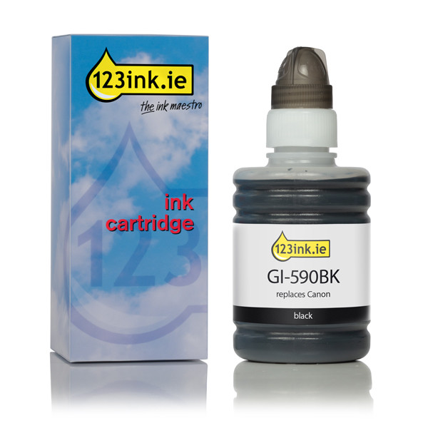 Canon GI-590BK black ink tank (123ink version) 1603C001C 017395 - 1