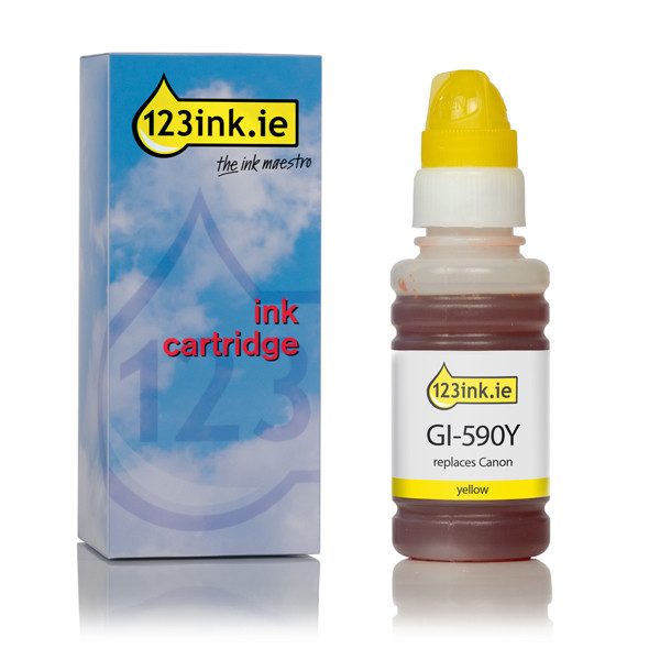 Canon GI-590Y yellow ink tank (123ink version) 1606C001C 017401 - 1