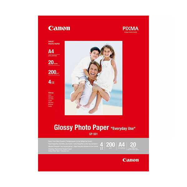 Canon GP-501 A4 Photo Paper Glossy, 200g (20 sheets) 0775B082 154066 - 1