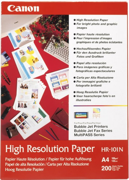 Canon HR-101N high-resolution 106gsm A4 photo paper (50 sheets) 1033A002AB 064500 - 1