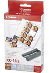 Canon KC-18IL ink cartridge + mini stickers (original) 7740A001AA 018020