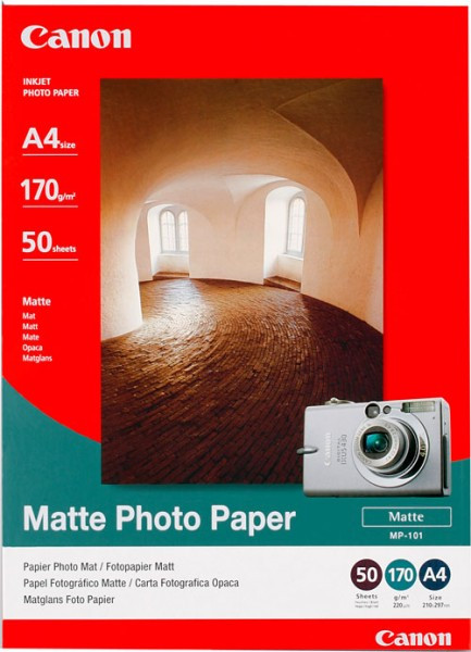 Canon MP-101 170gsm A4 matte photo paper (50 sheets) 7981A005AA 064510 - 1