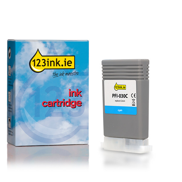 Canon PFI-030C cyan ink cartridge (123ink version) 017531 - 1