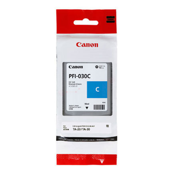 Canon PFI-030C cyan ink cartridge (original Canon) 3490C001 017530 - 1