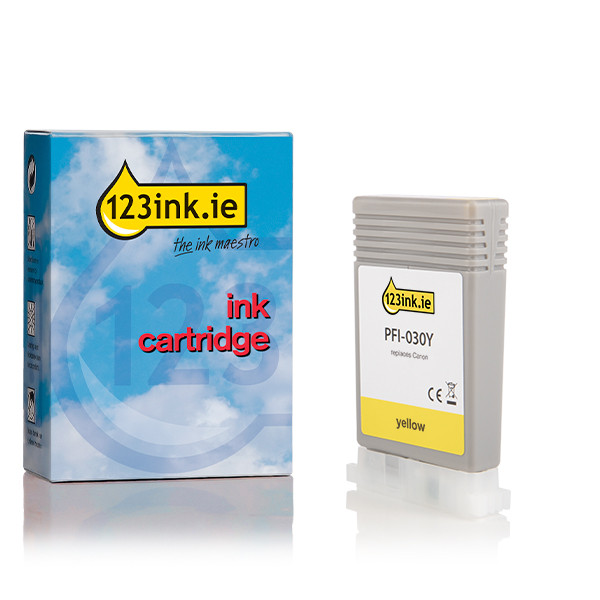 Canon PFI-030Y yellow ink cartridge (123ink version) 3492C001C 017535 - 1