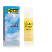 Canon PFI-050Y yellow ink cartridge (123ink version) 5701C001C 132209